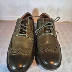 Men's Fitflop Classic Leather Wingtip Shoes Size 11 Pre-owned